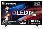 Hisense 126 cm (50 inches) 4K Ultra HD Smart QLED TV 50E7K (Black)