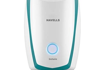Havells Instanio 1-Litre Instant Wall Geyser (White/Blue)