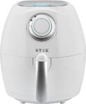 SToK (ST-AF01-W) 2.6 Liters 1350W Air Fryer With Smart Rapid Air Technology & Double Layer Grill – White (1 Year Offsite Warranty)