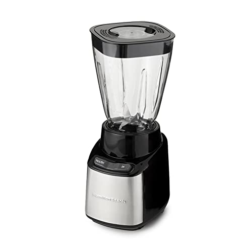 Hamilton Beach Bullet Mixer Grinder,Mixer/Grinder/Blender-Peak Power 650Watts,Blender For Smoothies And Juices/Smoothie Blender,Nutri Blender,Blender For Kitchen,Baby Food Blender,8Pc Set,Black