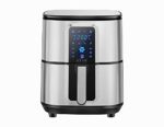 SToK (ST-AFD110-S) Air Fryer Max | Digital Touchscreen with 8 Presets, 6.5 Liter 1800-Watts Electric Fryer Oven & Oil-Less Cooker for Roasting | 29 Recipes in one Book and Metal Grill Free in Box Package (1 Year Offsite Warranty)