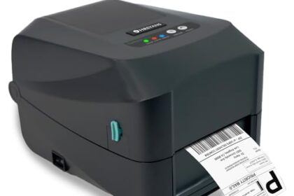 SHREYANS SRS406T Label Barcode Printer (Thermal Transfer + Direct Thermal) Compatible with Bar Tender Lite | for use in Industries Shops Warehouse Shipping Labels Retail Stores Medical Shops