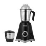 Pringle 2 Jar Mixer Grinder| 500W Powerful Motor | [ISI] Certified | 304 Grade SS Blade| 2 SS Jars Liquidizing Jar (1 Litres) Chutney Jar (0.4 Litres)3 Speed Options with Whip (1 Year Warranty)