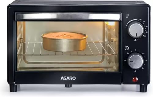 AGARO Marvel Series 9 Litre Oven Toaster Griller (Black), 800 Watts