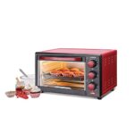 Usha 3716 16 Liters Oven Toaster Grill with 5 Accessories, 1200 W, 3 mode Heating Function(Maroon)
