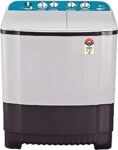 LG 6 Kg 5 Star Anti Rust Semi-Automatic Top Loading Washing Machine (P6001RGZ, Roller Jet Pulsator, Collar Scrubber, Dark Grey)