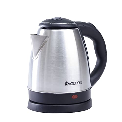 (Refurbished) Wonderchef Crescent Electric Kettle 1.5 Litres, 2 years Warranty