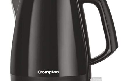 Crompton Active hot Electric Kettle (1.5L, Black)