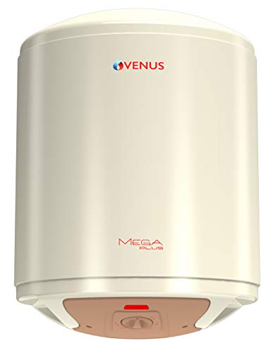 Venus MegaPlus 15EV 15-Litre Storage Water Heater (Ivory,BEE Star Rating – 4 Stars) | Porecelain Enamel Glasslined Tank | Guarantee – 5 Years on Inner Tank.