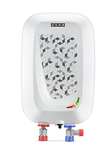 USHA Instano Instant 1-Litre Verticle Water Heater (Moonlight White),Free Installation