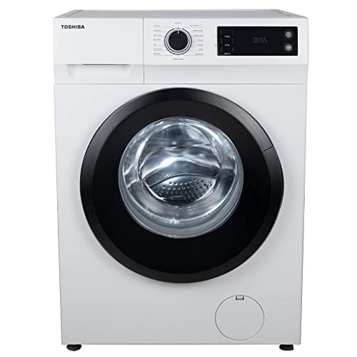 Toshiba 7 KG 5 Star Inverter Fully Automatic Front Load Washing Machine (TW-BJ80S2-IND(WK), White)