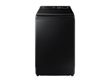 Samsung 13 kg, 5 Star, Ecobubble, Super Speed, Wi-Fi, Hygiene Steam with Inbuilt Heater, Digital Inverter, Fully-Automatic Top Load Washing Machine (WA13CG5886BVTL, Black Caviar, 2024 Model)