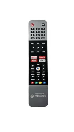 Ditec Compatible Remote (Without Voice Function) fit for Motorola 4K Smart FHD UHD Led Tv with Zee 5 Function