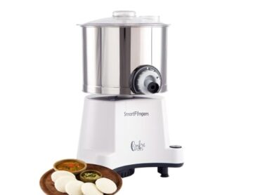 SmartFingers Comfort Plus Table Top magic Wet Grinder 230V 50hz, 2 Liter, White, 2 Stone