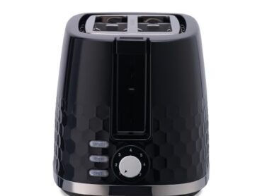 Morphy Richards Hive Series Pop Up Toaster With 2 Slice, Glossy Black, 850 Watts