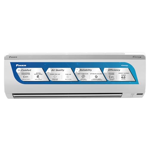 Daikin 1 Ton 3 Star Inverter Split AC (Copper, PM 2.5 Filter, 2024 Model, MTKL35UV16, White)